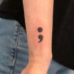 semicolon tattoo meaning