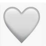 What is the meaning of the white heart emoji (🤍)