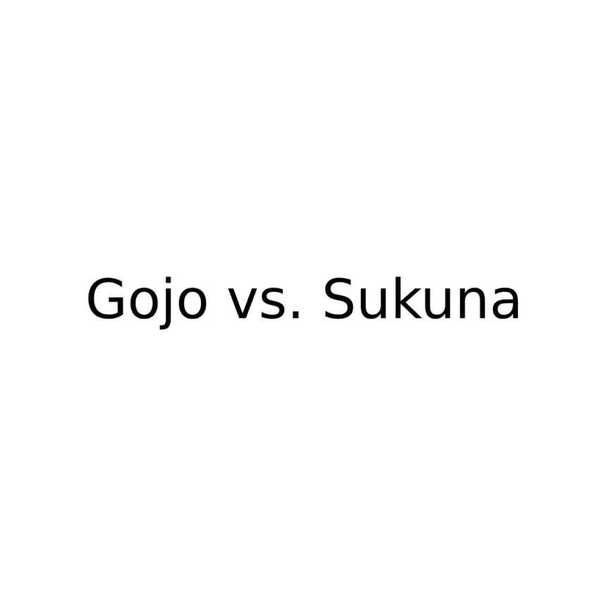 Gojo vs. Sukuna